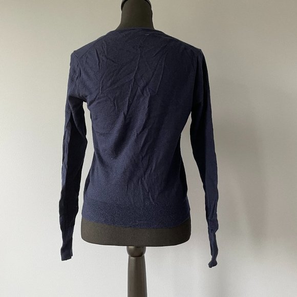 J.CREW Navy Cardigan - Picture 2 of 4